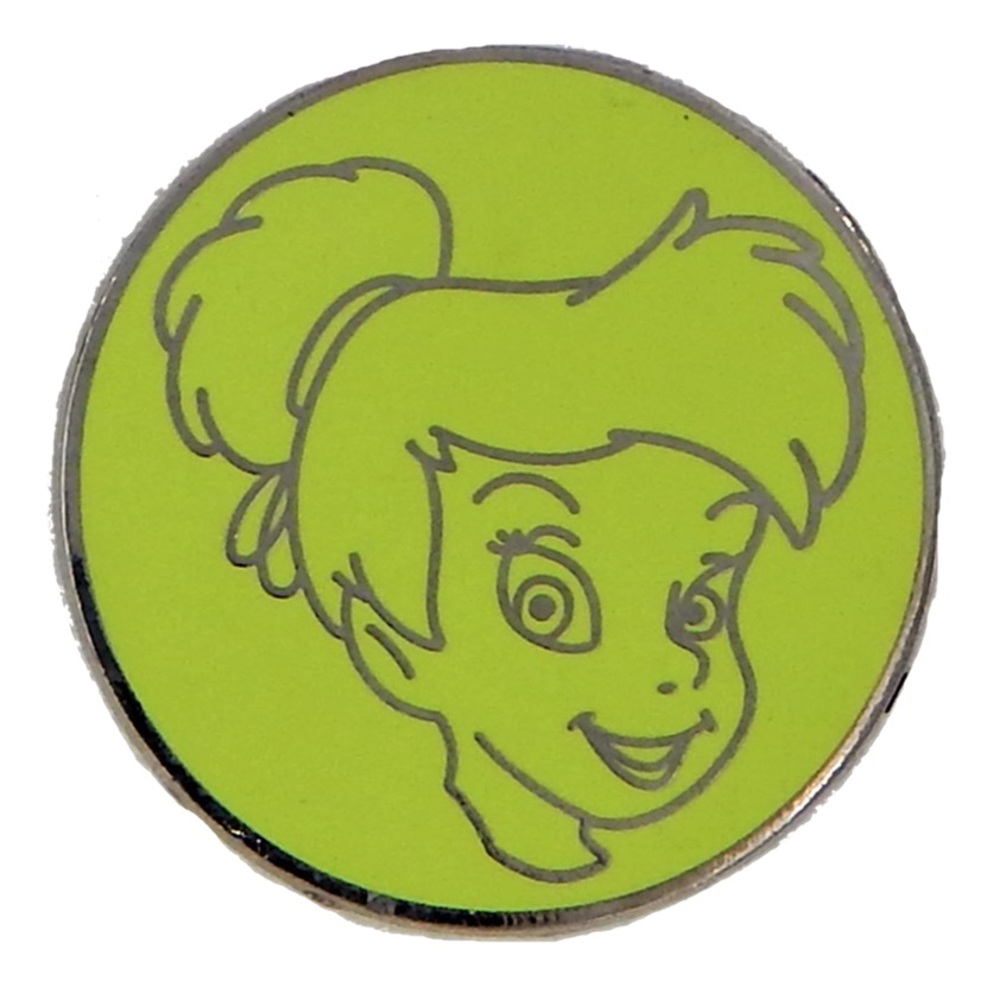 Tinkerbell Circle Character Booster Pin